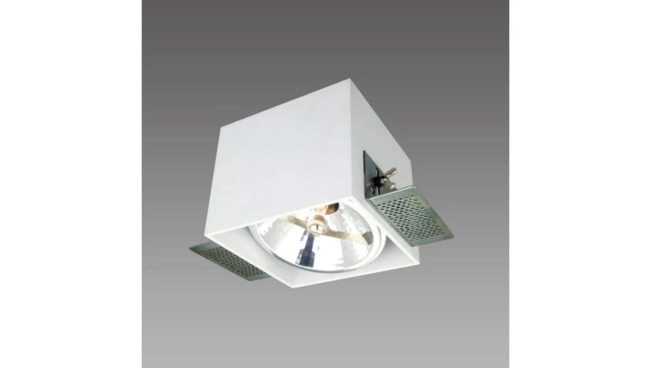 Oczko sufitowe podtynkowe Corleto 1 białe LP-9S22/1R WH Light Prestige