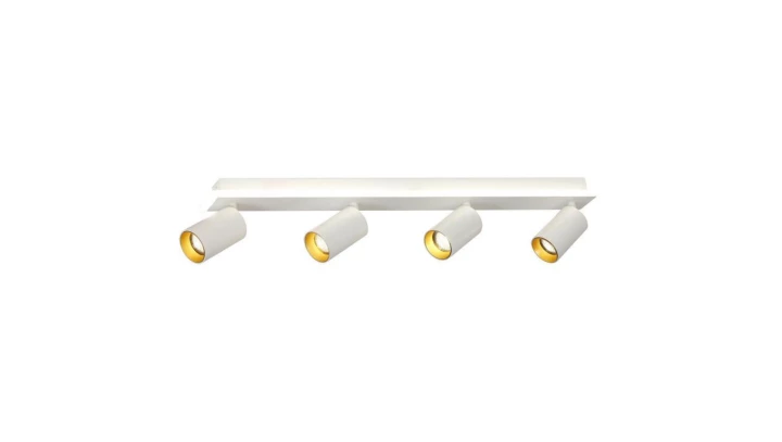 Lampa sufitowa Parma 4xGU10 + 1xLED biała LP-0612/4C WH Light Prestige