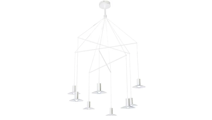Lampa wisząca HAT biała LP-1661/8P WH Light Prestige