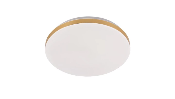 Plafon BABILON okrągły średni złoty 4000K barwa neutralna LP-335/1C M 4GD Light Prestige