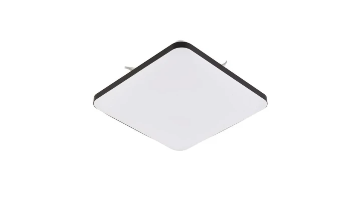 Plafon BABILON kwadratowy średni czarny 4000K barwa neutralna LP-335/1C M 4BK square Light Prestige