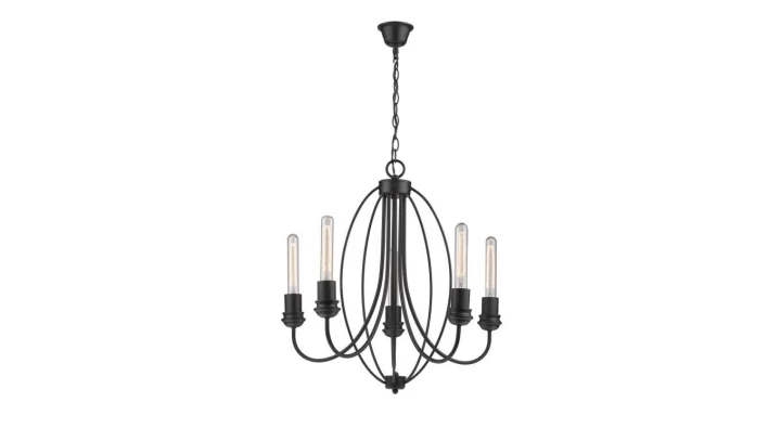 Lampa wisząca CANARIA 5 czarna LP-6704/5P LIGHT PRESTIGE