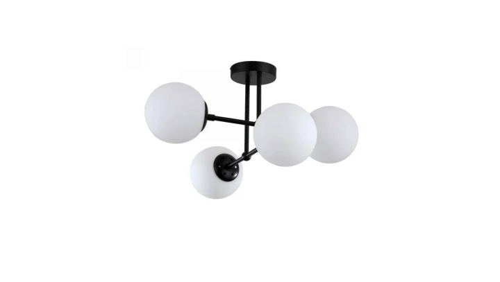 Lampa wisząca Roma 4 czarna LP-1345/4P BK Light Prestige