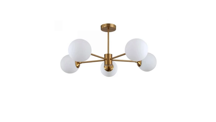 Lampa wisząca Roma 5 złota LP-1345/5P GD Light Prestige