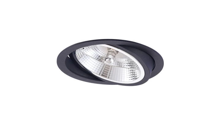 Oczko podtynkowe Nero ruchome czarne LP-4424/1RS Light Prestige