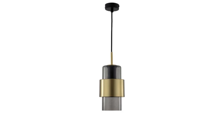 Lampa wisząca Miele dymna długa LP-866/1P L SM/GD Light Prestige
