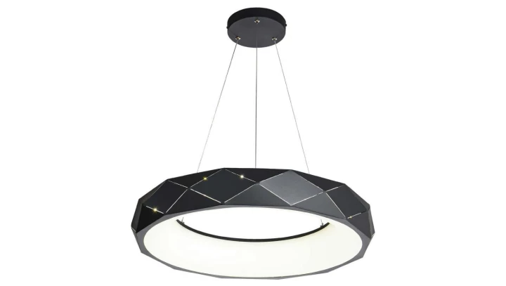 Lampa wisząca REUS LED czarna LP-8069/1P LED BK LIGHT PRESTIGE
