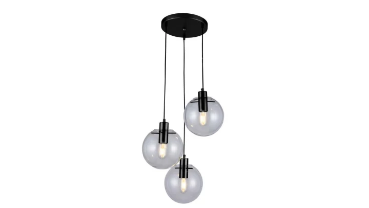Lampa wisząca Puerto 3 czarna LP-004/3P Light Prestige