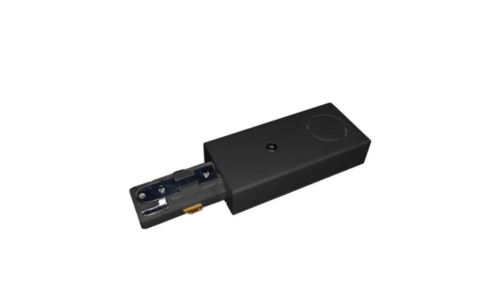 Zasilanie końcowe do szynoprzewodów czarne LP-556-S-BK Light Prestige