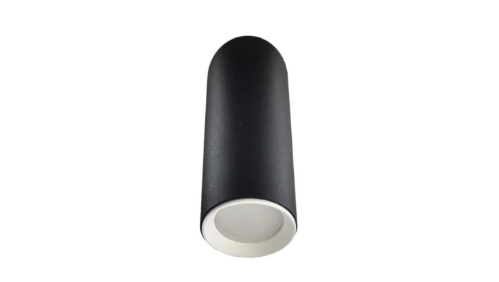 Spot tuba Manacor czarno-biała 6x17cm GU10 Light PrestigeLP-232/1D-170