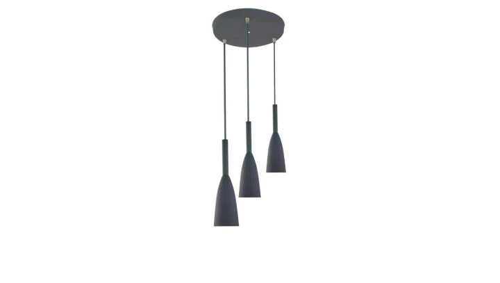 Lampa wisząca Solin 3 szara LP-181/3P Light Prestige