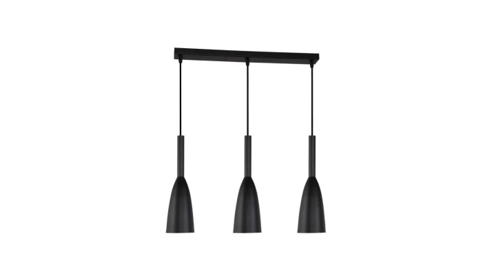 Lampa wisząca SOLIN 3 linia czarna LP-181/3L BK LIGHT PRESTIGE
