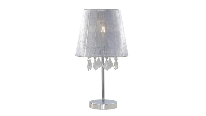 Lampka biurkowa Mona srebrna mała LP-5005/1TS Light Prestige