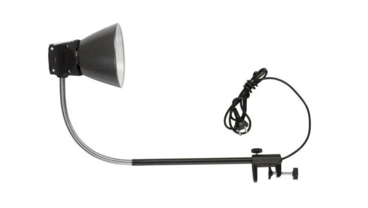 Oprawa biurkowa ON-1/1-BL CZARNA wersja z imadełkiem, reflektor czarny 0149005