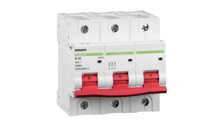 Wyłącznik nadprądowy przemysłowy 3P B 100A 20kA Ex9B125 102782
