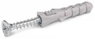 Kołek rozporowy fi 6 mm z wkrętem z nacięciem krzyżowym 4,0x35 - fix FIX-06+435 /200szt./