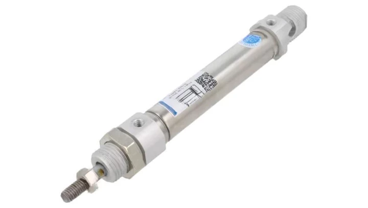 Siłownik Pneumatyczny okrągły z jednostronnym tłoczyskiem. Średnica tłoka 16mm skok 50mm ISO6432 D16x50, FDNM016.0050