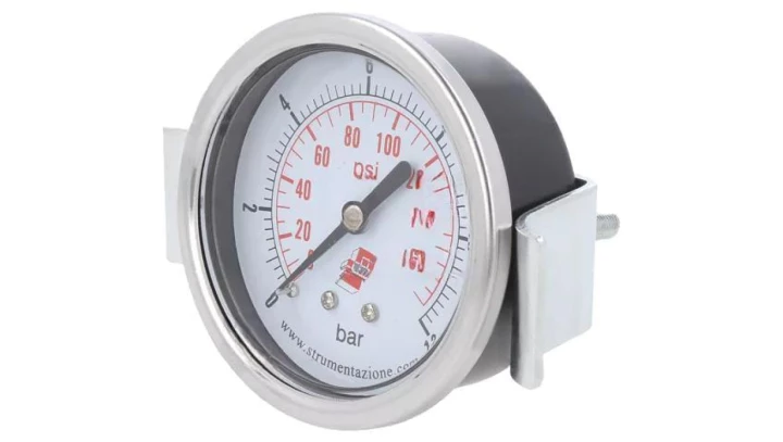 Manometr natablicowy z elementem C, śr. 63mm, 0-12bar, G1/4, M63A.NC012G14