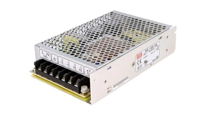 Zasilacz do montażu wewnętrznego 48V 2,3A 110,4W RS-100-48