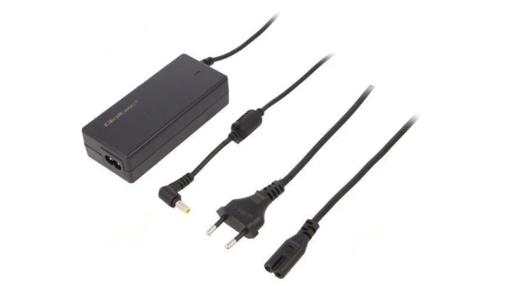 Qoltec Zasilacz 65W 19V 3.42A 5.5*2.5 +kabel zasilający