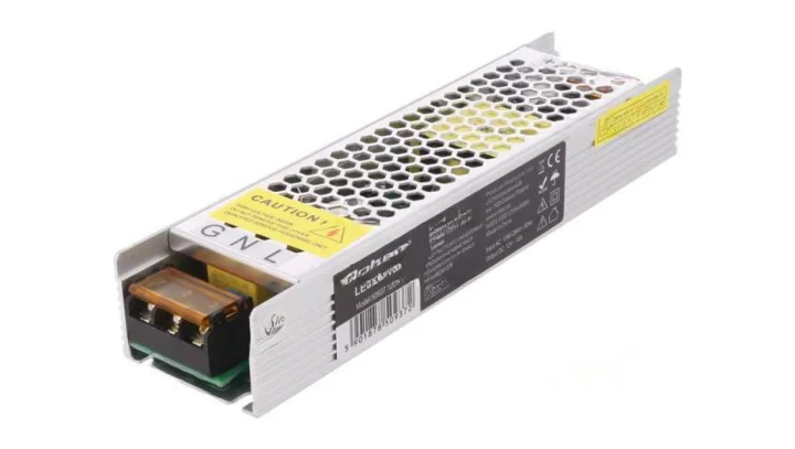 Qoltec Zasilacz impulsowy LED IP20 120W 12V 10A Slim