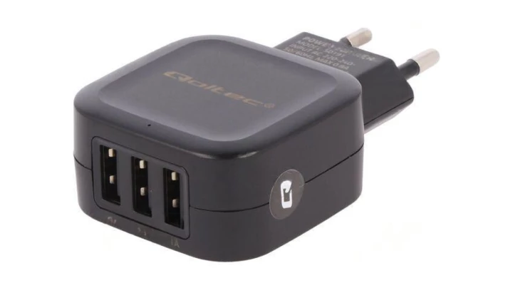 Qoltec Ładowarka sieciowa 17W 5V 3.4A 3xUSB