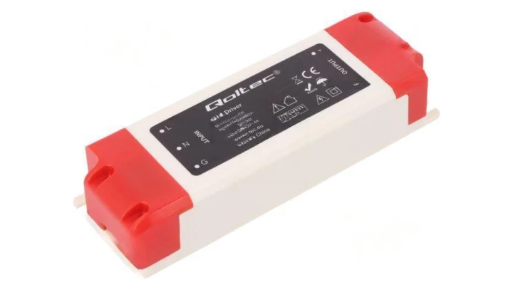Qoltec Zasilacz impulsowy LED IP20 48W 12V 4A