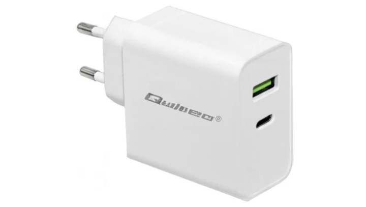 Qoltec Ładowarka sieciowa 45W 5-20V 2.4-3A USB typ C PD USB Biała