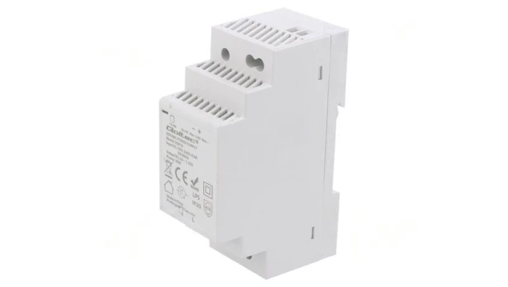 Qoltec Zasilacz na szynę DIN 30W 24V 1.25A Szary