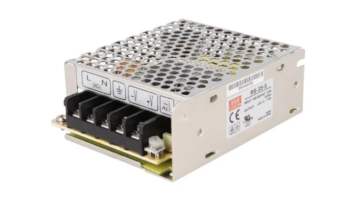 Zasilacz do montażu wewnętrznego 5V 7A 35W RS-35-5