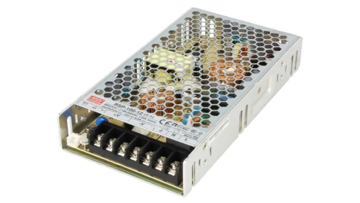 Zasilacz do montażu wewnętrznego 12V 8,5A 102W RSP-100-12