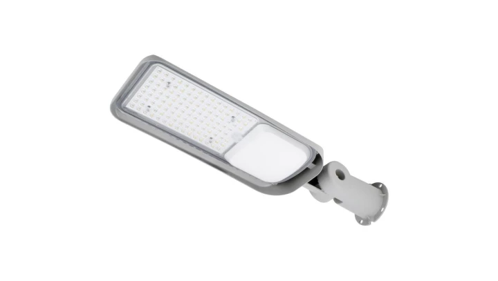 Oprawa, lampa uliczna LED JAZMIN 150W 20250lm 4000K IP65 jasnoszara barwa NW biała neutralna czujnik zmierzchu BEMKO