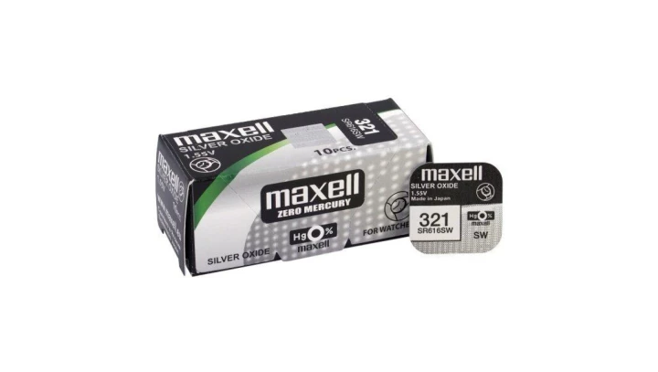 BATERIA SREBROWA (321) SR616SW ZEGARKOWA 1 sztuka MAXELL / 18292800