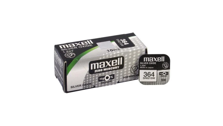 BATERIA SREBROWA (364) SR621SW ZEGARKOWA 1 sztuka MAXELL / 18292700