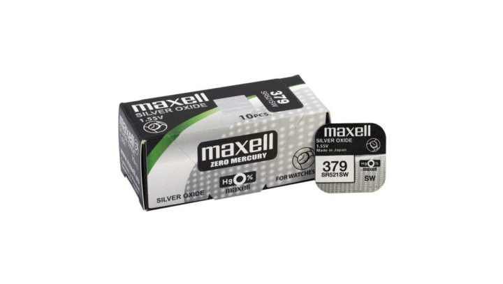 BATERIA SREBROWA (379) SR521SW ZEGARKOWA 1 sztuka MAXELL / 18293000