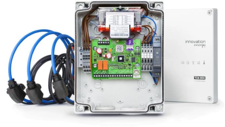 Monitor energii elektrycznej TCM BOX 1P RC z kartą SIM i Cewkami Rogowskiego 6000-200