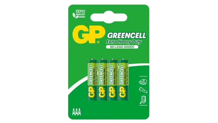 GP bateria cynkowa GREENCELL AAA (R03) 4BL /4szt./