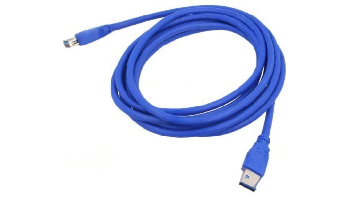 Przedłużacz USB 3.0 SuperSpeed niebieski 3m LANBERG CA-US3E-10CC-0030-B