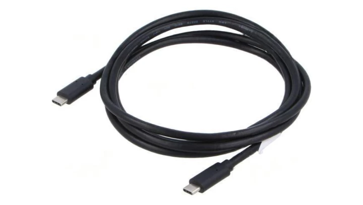Kabel USB-C M/M 3.1 GEN 2 10GB/S PD100W czarny CA-CMCM-32CU-0018-BK /1,8m/