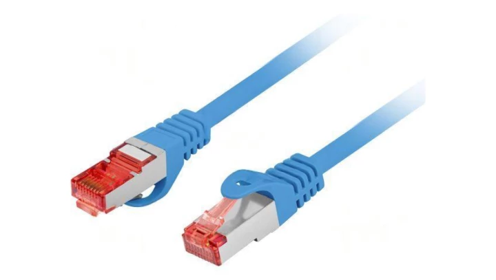 Patchcord kat.6 s/ftp lszh cu 20m niebieski fluke passed lanberg PCF6-10CU-2000-B
