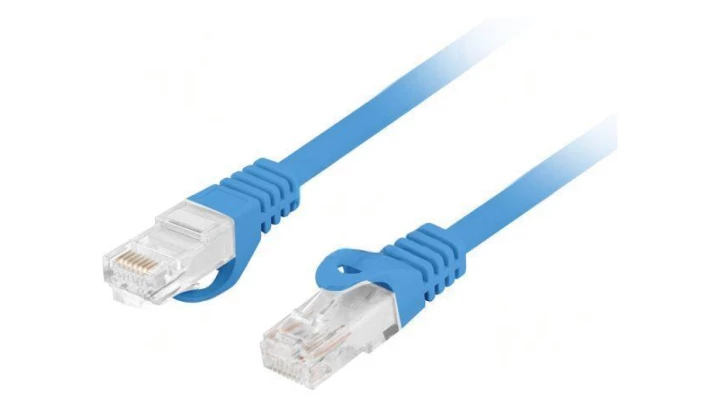 Patchcord kat.6 utp lszh cu 20m niebieski fluke passed lanberg PCU6-10CU-2000-B