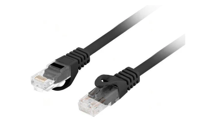 Patchcord kat.6 utp lszh cu 20m czarny fluke passed lanberg PCU6-10CU-2000-BK