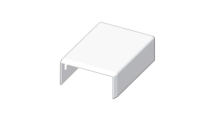 Pokrywa końcowa LHD 40x20mm biała 8631