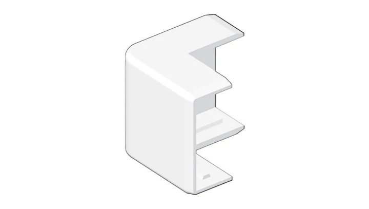 Pokrywa narożna zewnętrzna LHD 40x20mm biała 8636