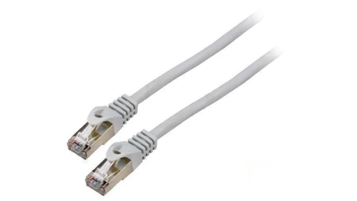 Kabel krosowy patchcord F/UTP kat.6 20m szary