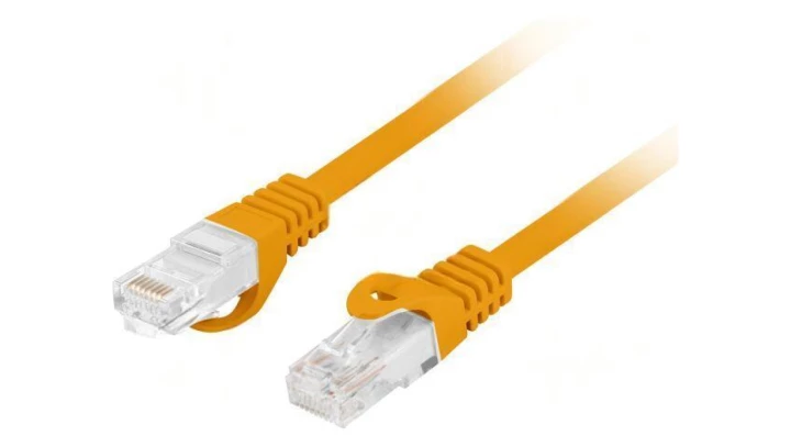 Patchcord kat.6 utp lszh cu 20m pomarańczowy fluke passed lanberg PCU6-10CU-2000-O