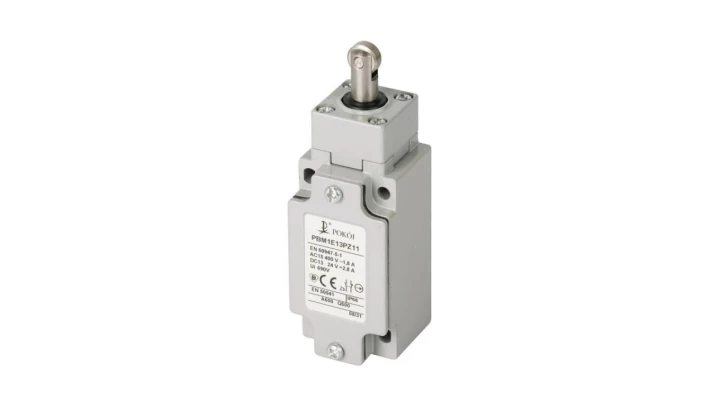 Wyłącznik krańcowy metal 3R wolnoprzełączający popychacz stalowy z rolką stalową Ø12 PBM1E13PW03 A37-3408