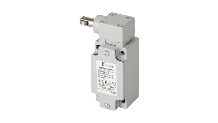 Wyłącznik krańcowy metal 1R 2Z wolnoprzełączający boczny popychacz stalowy z poziomą rolką stalową Ø12 PBM1E23PX21 A37-3446