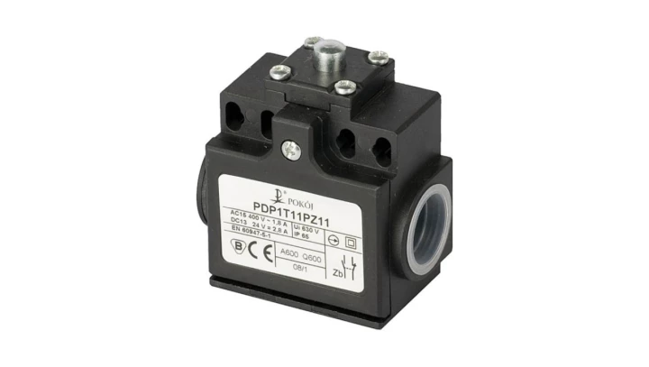 Wyłącznik krańcowy 2R 1Z wolnoprzełączający popychacz stalowy PDP1T11PX12 A37-6027