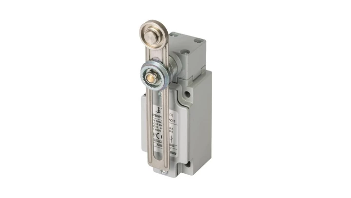 Wyłącznik krańcowy metal 2R 1Z wolnoprzełączający regulowana dźwignia z rolką stalową Ø22 PBM1E52PX12 A37-3537